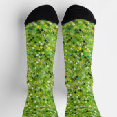 GREEN Abstraktes Muster Socken (Oben)