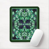 Green African Daisy Blume Abstrakt Personalisiert Mousepad (Mit Mouse)