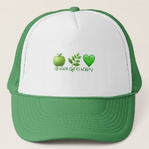 Green Afro Honey Hat 1 Truckerkappe