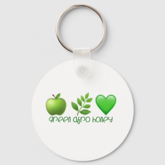 Green Afro Honey Schlüsselanhänger (Vorderseite)