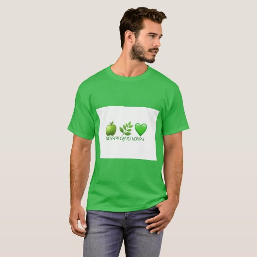 Green Afro Honey Shirt 3 (Vorne ganz)