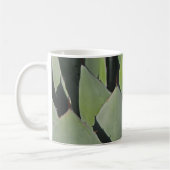 Green Agave Blätter Botanisches Foto Südwesten Kaffeetasse (Links)
