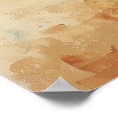 Green Agave Cactus Southwest Painting Poster (Ecke)