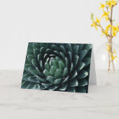 Green Agave Karte (Gelbe Blume)