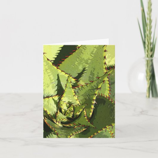Green-Agave-Karte Karte (Vorderseite)