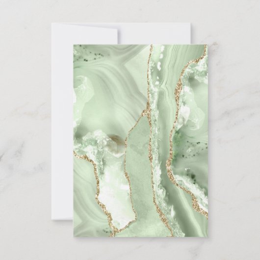 Green Age danke Einladung (Rückseite)