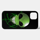 Green Alien Apple iPhone 8/7, Tough Phone Case (Rückseite (Horizontal))