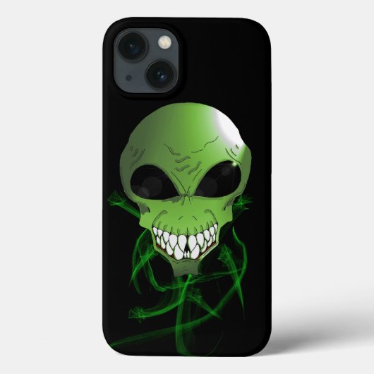 Green Alien Apple iPhone X Tough Xtreme Handy Case (Rückseite)