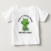 Green Alien Baby T-shirt (Vorderseite)