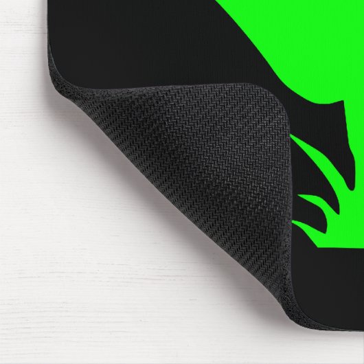 Green Alien Cow Mousepad (Ecke)