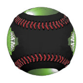 Green Alien Custom Baseball (Rückseite)