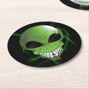 Green Alien Custom Untersetzer (sechs)