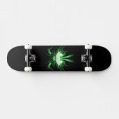 Green Alien Dragon w Glow Eyes Skateboard (Horizontal)