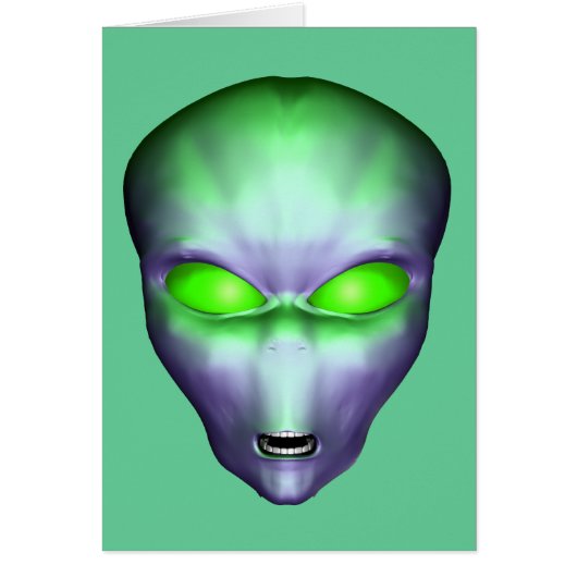 Green Alien Face (Vorne)
