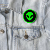 Green Alien Head Button (Beispiel)