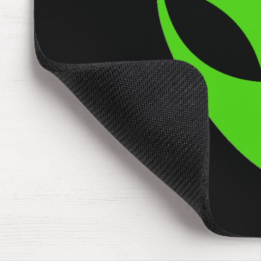 Green Alien Head Mousepad (Ecke)