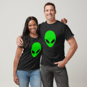 Green Alien Head T-Shirt (Unisex)