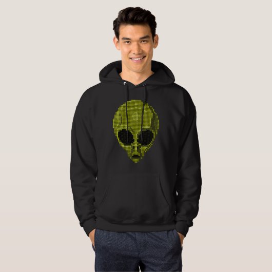 Green Alien Head T - Shirts (Vorne ganz)