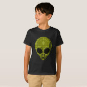 Green Alien Head T - Shirts (Vorne ganz)