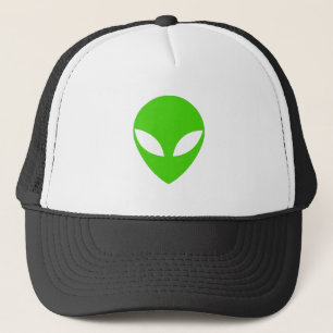 Green Alien Head Truckerkappe