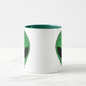 Green Alien Lizard Creature Tasse (Zentrum)