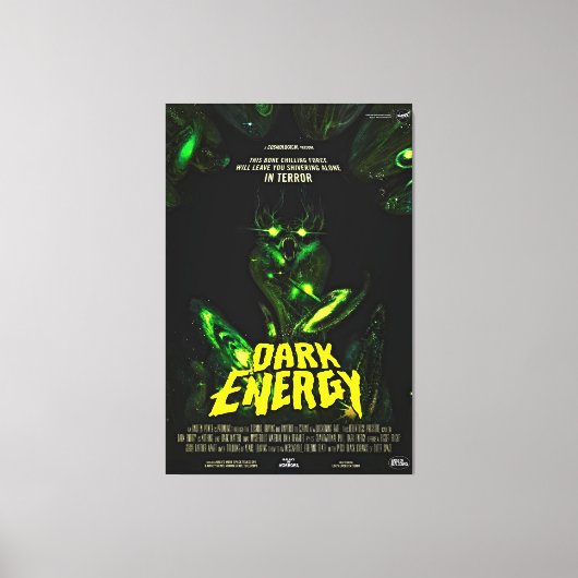 Green Alien Monster Leinwanddruck (Vorderseite)