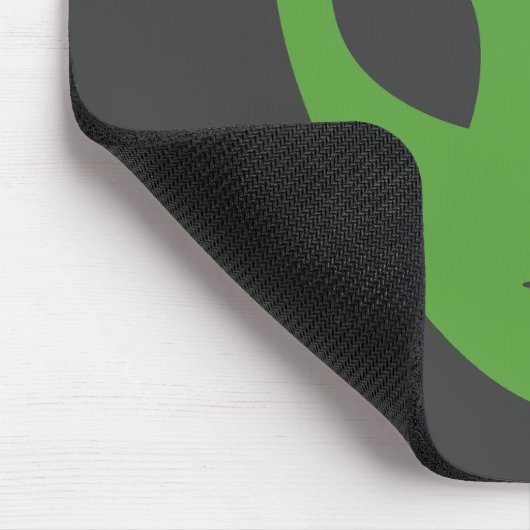Green Alien Mouse Pad Mousepad (Ecke)