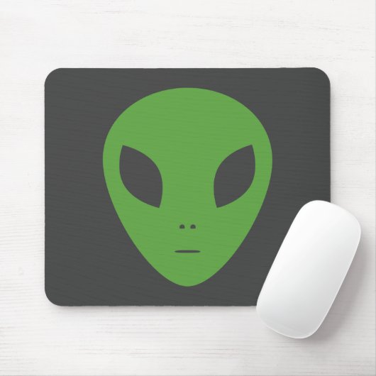 Green Alien Mouse Pad Mousepad (Mit Mouse)
