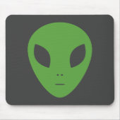 Green Alien Mouse Pad Mousepad (Vorne)