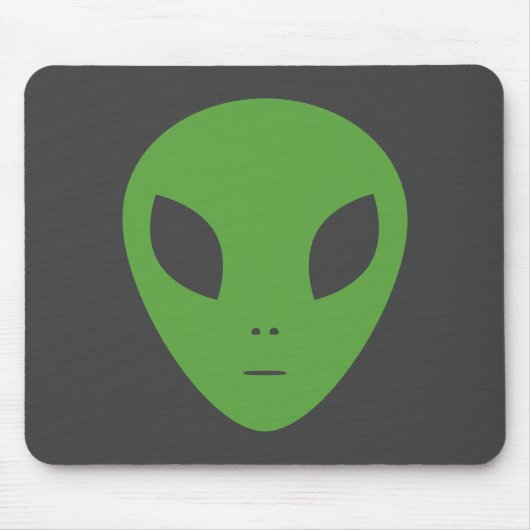 Green Alien Mouse Pad Mousepad (Vorne)