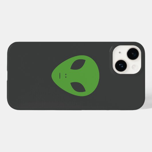 Green Alien Phone Case (Rückseite (Horizontal))