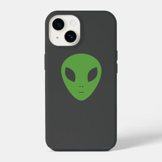 Green Alien Phone Case iPhone Hülle (Rückseite)