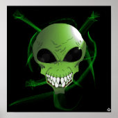 Green Alien Poster (Vorne)
