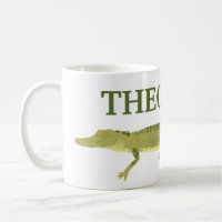 Green Alligator realistische Grafik Personalisiert
