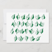 Green Alphabet Einladungen (Vorderseite)