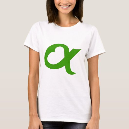 Green Alpheart T-Shirt (Vorderseite)