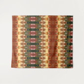 Green & Amber Ikat Too Wandteppich (Vorderseite (Horizontal))