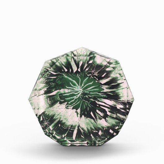 Green Amethyst Gemstone Fotoblock (Vorderseite)