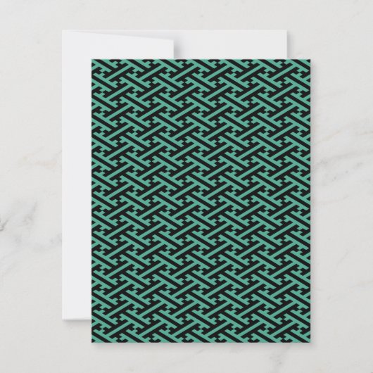 Green and Black Sayagata Pattern (Vorderseite)