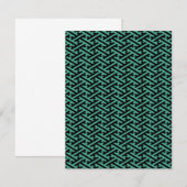 Green and Black Sayagata Pattern (Vorne/Hinten)