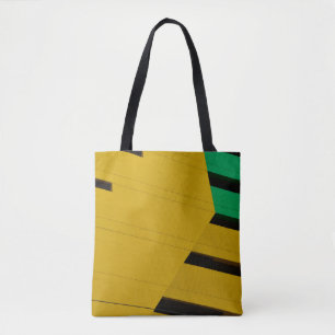 Green and black wooden board tasche