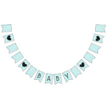 Green and Blue Baby Showgarland-Banner