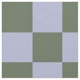 Green and Blue Checkered Pattern Stoff