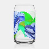 Green and Blue football team colors Dosenglas (Rechts)