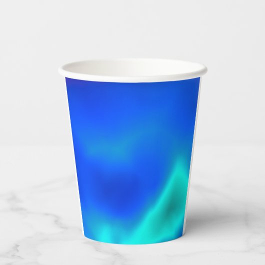 Green and Blue Paper Cup Pappbecher (Rückseite)