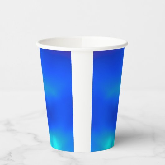 Green and Blue Paper Cup Pappbecher (Links)