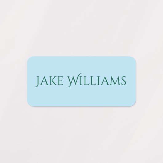 Green and Blue School Clothing Kids' Labels Etiketten (Design 1)