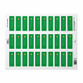 Green and Gold Graduation Return Address (Vorne)