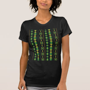 Green and Gold Transparency T-Shirt