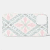 Green and pink pastel diamond pattern Case-Mate iPhone hülle (Rückseite (Horizontal))